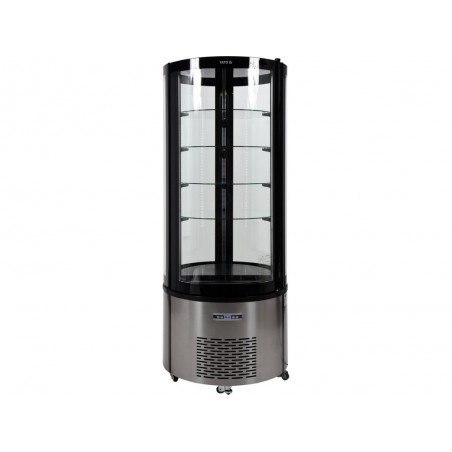 WITRYNA CHŁODNICZA 400L 68X68X175 CZARNA