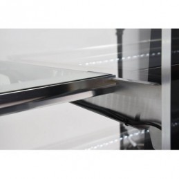 WITRYNA CHŁODNICZA 400L 90X80X144 CZARNA