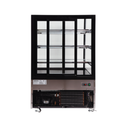 WITRYNA CHŁODNICZA 400L 90X80X144 CZARNA
