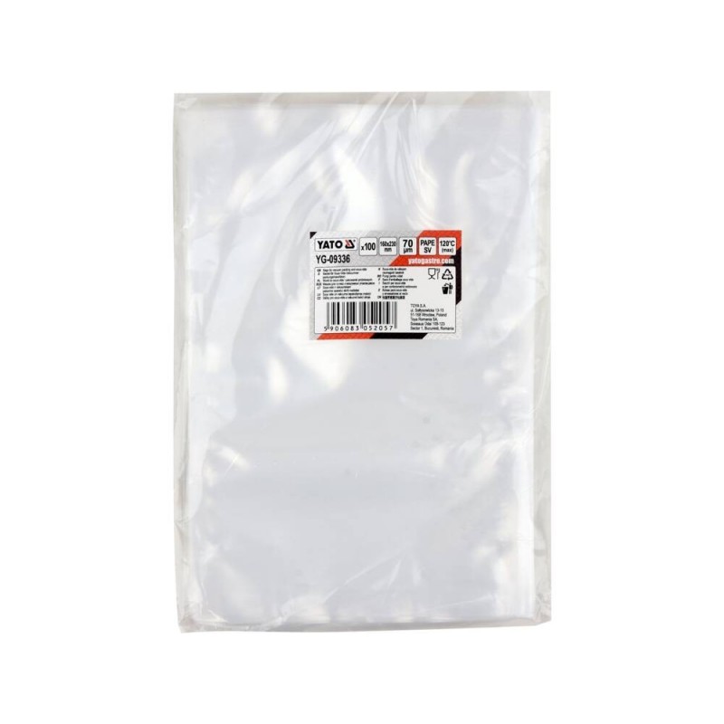 WORKI DO SOUS-VIDE I PAKOWAREK KOMOROWYCH 160*230 70UM PAPE SV, 100SZT